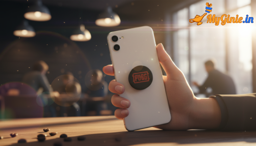 PubG Black & Orange Pop Socket – MyGinie...