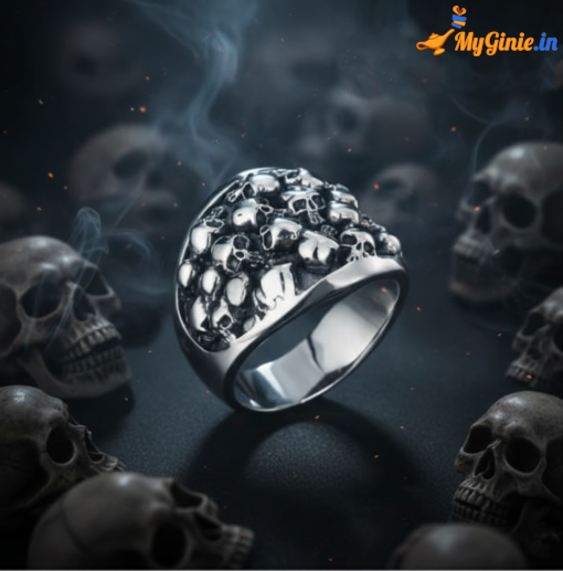 Men’s Terminator Evil Skulls Biker Ring – MyGinie.in