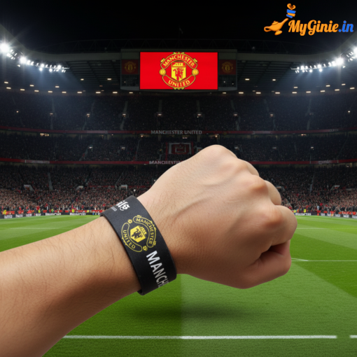 Manchester United Black Rubber Wristband – MyGinie.in