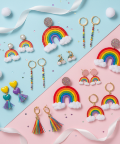 Colorful Rainbow Earrings