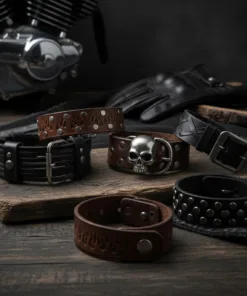 Handcrafted Leather Wrist Bands
